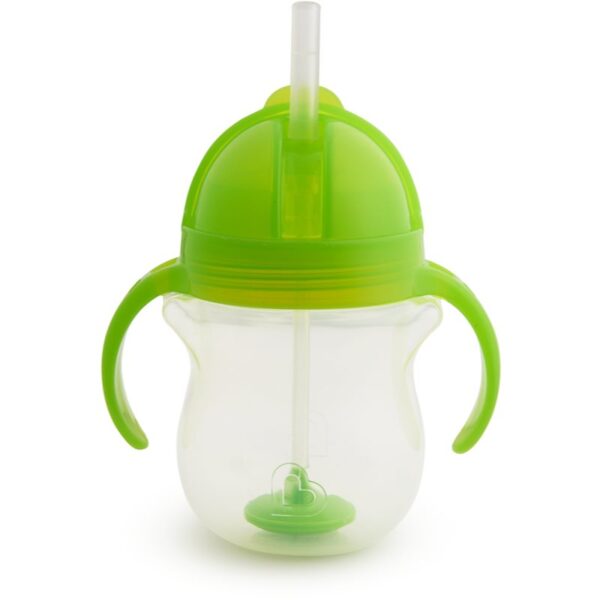 Munchkin Click Lock™ Tip & Sip ceasca cu pai cu greutăți Green 6 m+ 207 ml-ro