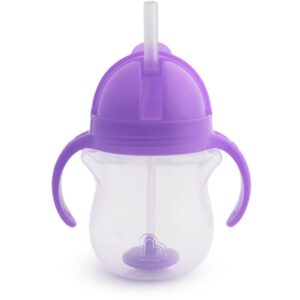 Munchkin Click Lock™ Tip & Sip ceasca cu pai cu greutăți Purple 6 m+ 207 ml-ro