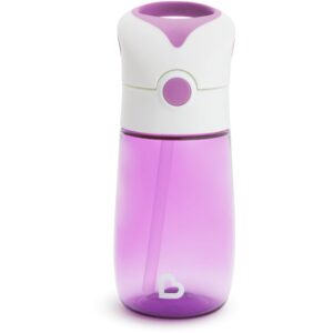 Munchkin Flip & Go ceasca cu pai 18 m+ Purple 355 ml-ro