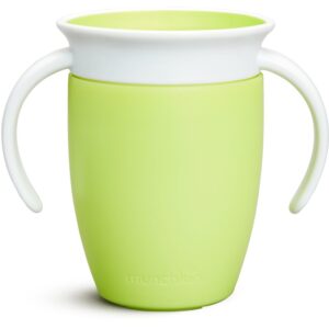 Munchkin Miracle 360° cană pentru antrenament cu mânere Green 6 m+ 207 ml-ro