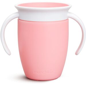 Munchkin Miracle 360° cană pentru antrenament cu mânere Pink 6 m+ 207 ml-Țena