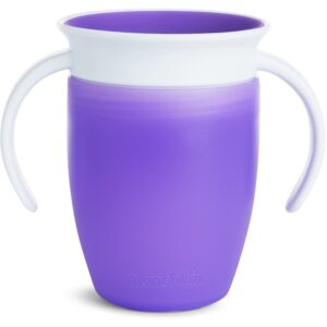 Munchkin Miracle 360° cană pentru antrenament cu mânere Purple 6 m+ 207 ml-ro
