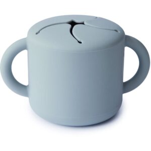 Mushie Baby Snack Cup ceasca pentru gustare Powder Blue 1 buc-Țena