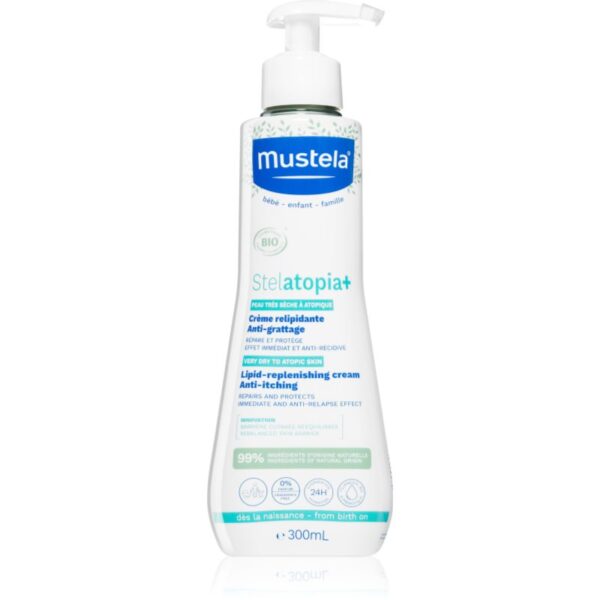 Mustela BIO Stelatopia+ crema calmanta pentru nou-nascuti si copii 300 ml-ro