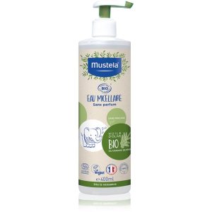 Mustela BIO apa cu particule micele pentru nou-nascuti si copii 400 ml-Țena