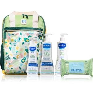 Mustela Bébé Backpack Set set cadou pentru nou-nascuti si copii-ro