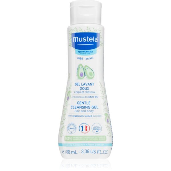 Mustela Bébé Bain gel pentru corp si par pentru copii 100 ml-ro