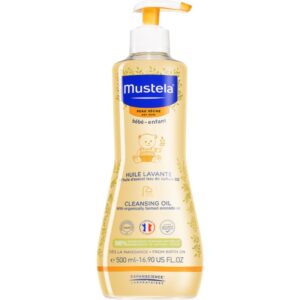 Mustela Bébé Dry Skin ulei de curatare pentru nou-nascuti si copii 500 ml-ro