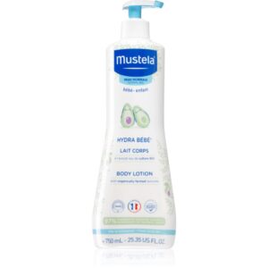 Mustela Bébé Hydra Bébé loțiune de corp hidratantă pentru pielea bebelusului 750 ml-Țena