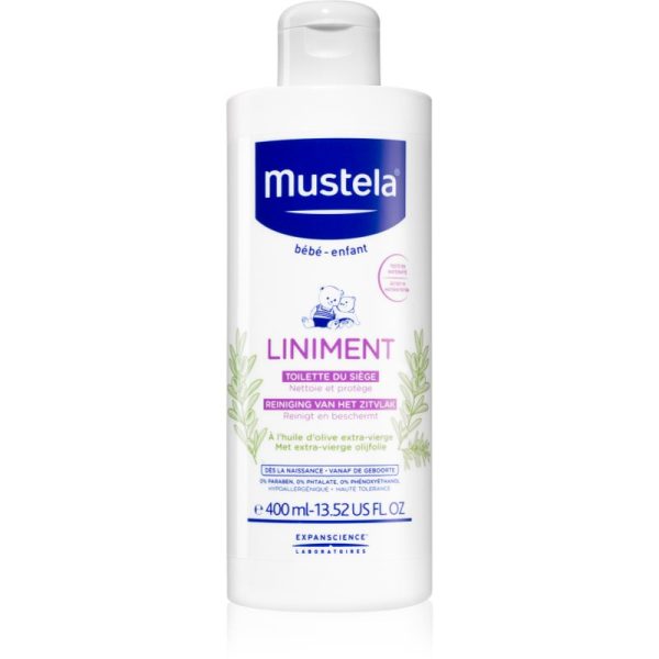 Mustela Bébé Liniment lapte pentru curatare pentru nou-nascuti si copii 400 ml-ro