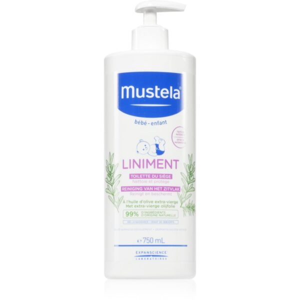 Mustela Bébé Liniment lapte pentru curatare pentru nou-nascuti si copii 750 ml-ro