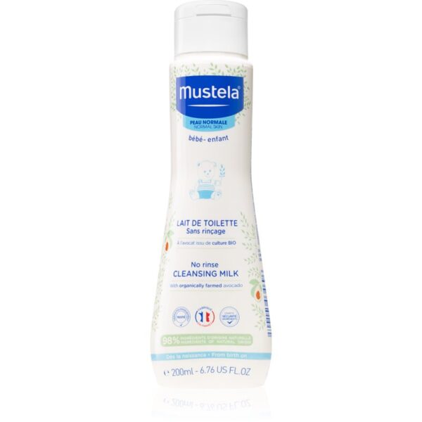 Mustela Bébé lapte pentru curatare pentru copii 200 ml-ro