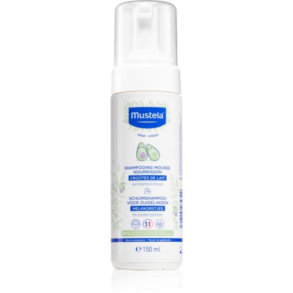 Mustela Bébé sampon spuma pentru nou-nascuti si copii 150 ml-Țena