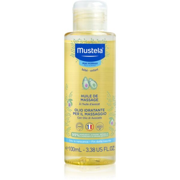 Mustela Bébé ulei de masaj pentru corp pentru nou-nascuti si copii 100 ml-Țena