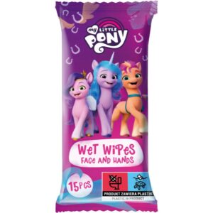 My Little Pony Wet Wipes Șervețele umede pentru copii 15 buc-Țena