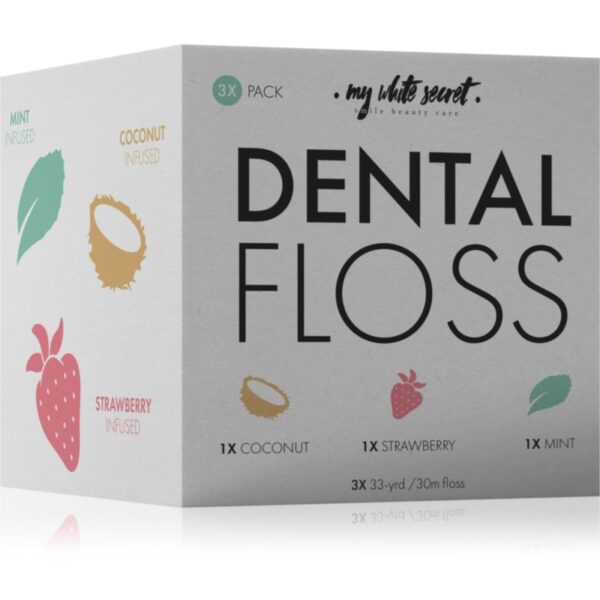 My White Secret Dental Floss ata dentara Coconut