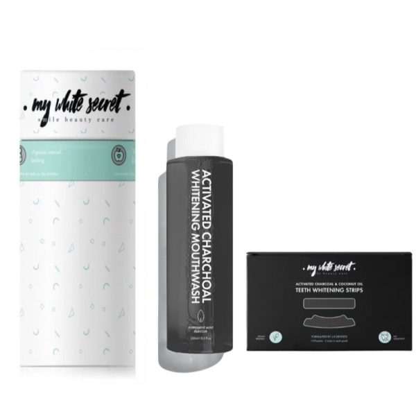 My White Secret Gift Pack Active Charcoal set pentru îngrijirea dentară-ro