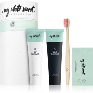 My White Secret Smile Beauty Care Gift Pack set pentru îngrijirea dentară pentru un zambet radiant-ro