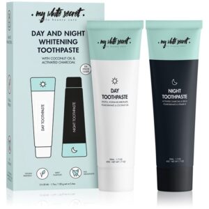 My White Secret Toothpaste Classic Mint set pentru îngrijirea dentară pentru dinti albi si stralucitori-ro