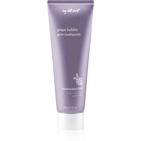 My White Secret Toothpaste Grape Bubblegum pastă de dinți 60 g-Țena