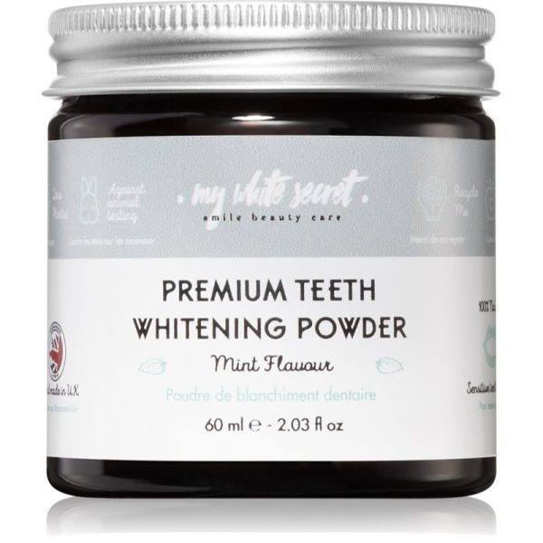 My White Secret Whitening Powder pudra pentru albirea dintilor pentru dinti sensibili 60 ml-ro