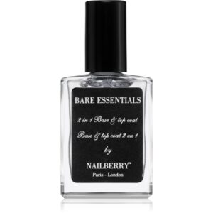 NAILBERRY Bare Essentials lac de unghii de baza si superioara 15 ml-Țena