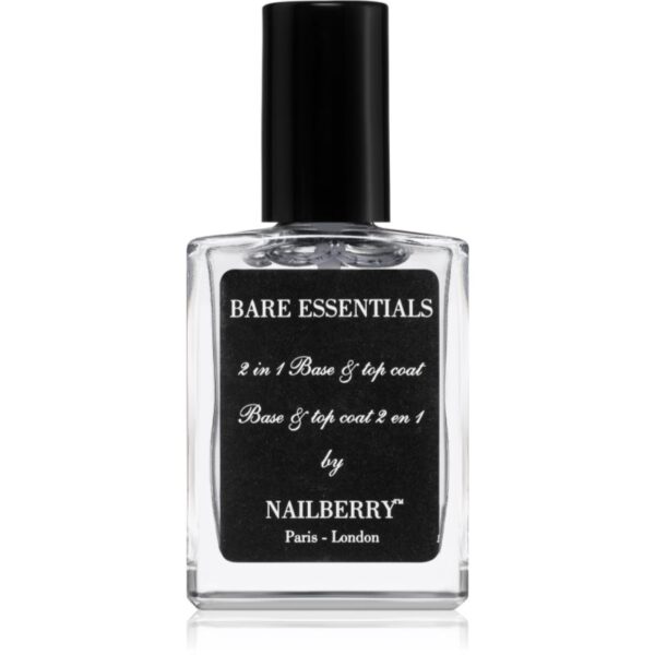 NAILBERRY Bare Essentials lac de unghii de baza si superioara 15 ml-Țena