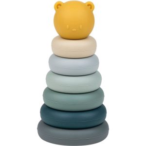 NATTOU Stacking Tower turn de construcție Green 6 m+ 6 buc-ro