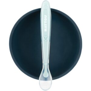 NATTOU Tableware Set of 2 Pieces serviciu de masă pentru copii Blue 2 buc-ro