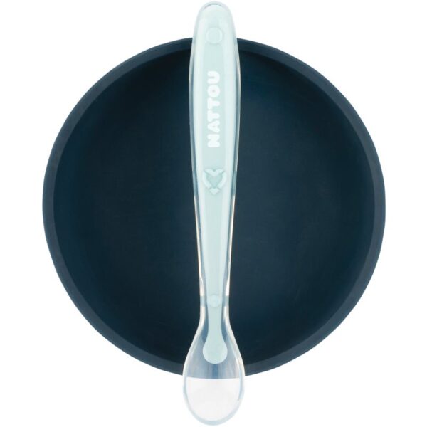 NATTOU Tableware Set of 2 Pieces serviciu de masă pentru copii Blue 2 buc-ro