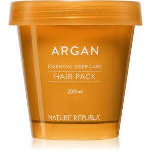 NATURE REPUBLIC Argan Essential Deep Care Hair Pack masca hranitoare pentru par deteriorat 200 ml-ro