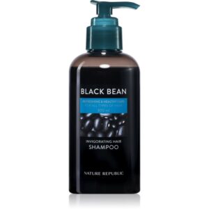 NATURE REPUBLIC Black Bean Invigorating Hair Shampoo șampon împotriva subțierii și căderii părului 300 ml-ro