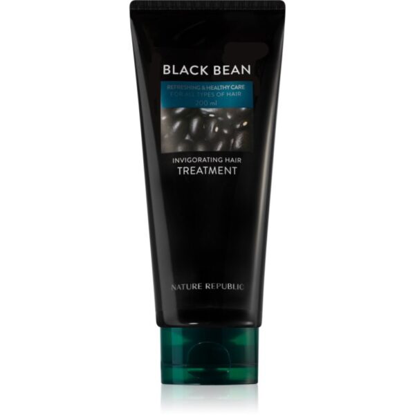 NATURE REPUBLIC Black Bean Invigorating Hair Treatment tratament impotriva subtierii parului 200 ml-ro
