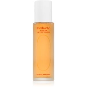 NATURE REPUBLIC Kombucha Black Tea The First Essence emulsie hidratanta pentru tenul uscat 140 ml-Țena