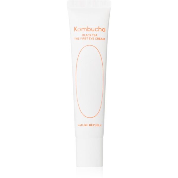 NATURE REPUBLIC Kombucha Black Tea The First Eye Cream crema de ochi hidratanta cu efect antirid 30 ml-Țena