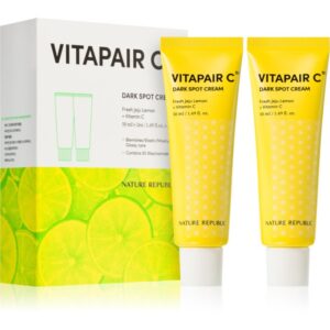 NATURE REPUBLIC Vitapair C Dark Spot Cream gel-crema iluminant pentru piele cu hiperpigmentare 2x50 ml-ro