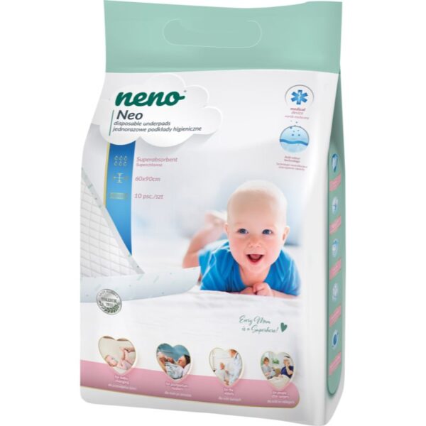 NENO Neo suport pentru schimbat scutecele de unică folosință 10 buc-ro