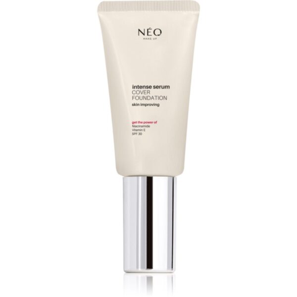 NEO MAKE UP Intense Serum Cover Foundation machiaj natural SPF 30 culoare 01 Porcelain 30 ml-ro