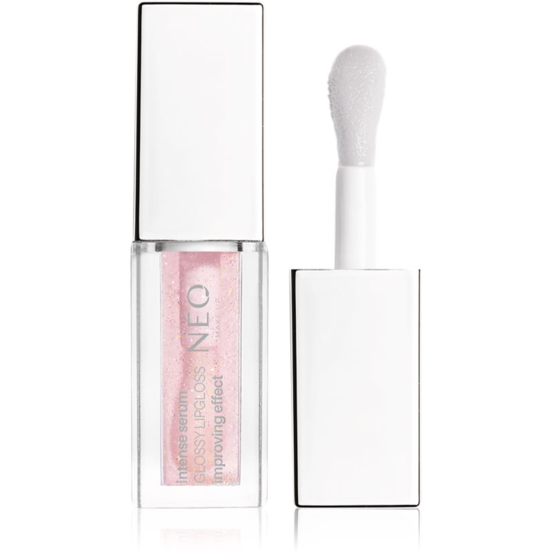 NEO MAKE UP Intense Serum Glossy Lipgloss luciu de buze de ingrijire culoare 03 Pinky Blink 5 ml-ro