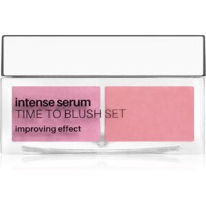 NEO MAKE UP Intense Serum Time To Blush Set fard de obraz sub forma de pudra culoare 01 Pink 6 g-ro