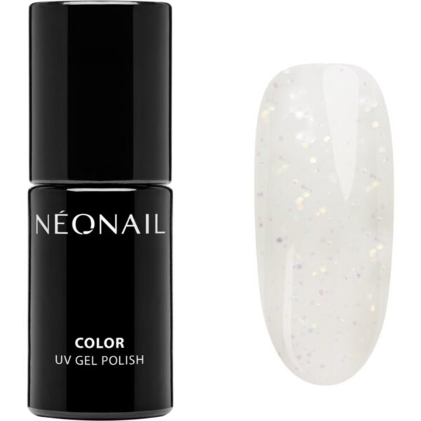 NEONAIL Baby Bloomer lac de unghii sub forma de gel cu particule stralucitoare culoare Milky-licious 7