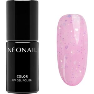 NEONAIL Baby Bloomer lac de unghii sub forma de gel cu particule stralucitoare culoare Pink-tastic 7