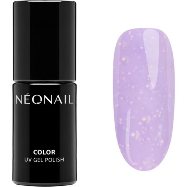 NEONAIL Baby Bloomer lac de unghii sub forma de gel cu particule stralucitoare culoare Purple-mazing 7