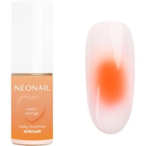 NEONAIL Baby Boomer Airbrush pudră colorată pentru unghii culoare Neon Orange 5 g-Țena