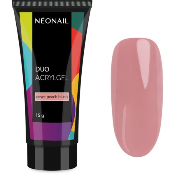 NEONAIL Duo Acrylgel Cover Peach Blush gel pentru modelarea unghiilor 15 g-Țena