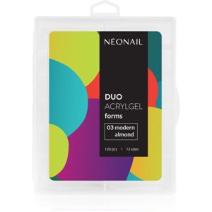 NEONAIL Duo Acrylgel Forms șabloane pentru unghii tip 03 Modern Almond 120 buc-ro
