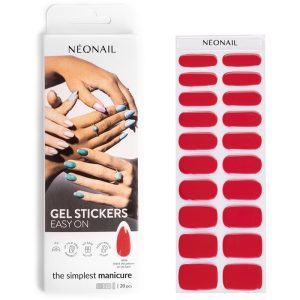 NEONAIL Easy On Gel Stickers folii autocolante pentru unghii culoare M06 20 buc-Țena