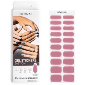 NEONAIL Easy On Gel Stickers folii autocolante pentru unghii culoare M08 20 buc-Țena