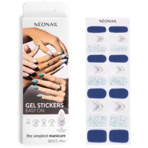 NEONAIL Easy On Gel Stickers folii autocolante pentru unghii culoare M10 20 buc-Țena