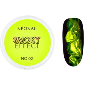 NEONAIL Effect Smoky pudră colorată pentru unghii culoare No. 02 Yellow 2 g-ro